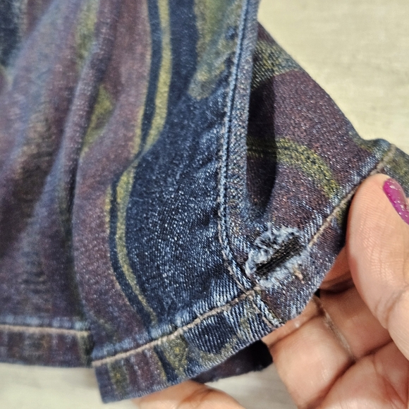 Citizens of Humanity Avedon Beowulf Aztec Print Low Rise Skinny Jeans 30 - Picture 7 of 16